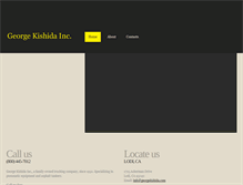 Tablet Screenshot of georgekishida.com